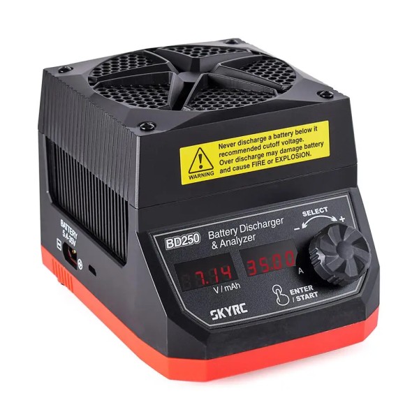 SKYRC BD250 scaricatore batteria LiPo LiFe LiHv NiMH NiCd Pb analizzatore batteria aggiornato potente dispositivo di scarico